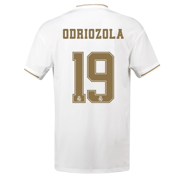 Trikot Real Madrid NO.19 Odriozola Heim 2019-20 Weiß Fussballtrikots Günstig